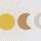 Quadro Sol Marrom com Vidro 40x50cm Arte Própria