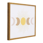 Quadro Sol Marrom com Vidro 40x50cm Arte Própria