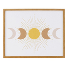 Quadro Sol Marrom com Vidro 40x50cm Arte Própria