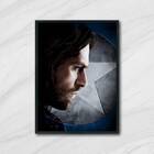 Quadro Soldado Invernal Perfil 33x24cm - Com Vidro Moldura:ma