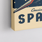 Quadro Space Tour Espaço Universo Foguete Canvas 140x90cm