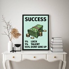 Quadro Sucesso – Sr. Monopoly 33x24cm - Com Vidro Moldura Bra