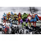 Quadro Super Heróis Retrô - 1 Tela