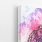 Quadro Tartaruga Aquarela Natureza Animal Canvas 30x40cm