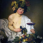 Quadro Tela Canvas Caravaggio, Baccus (1598)