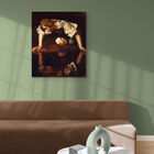 Quadro Tela Canvas Caravaggio, Narcissus (1600)