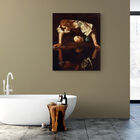 Quadro Tela Canvas Caravaggio, Narcissus (1600)