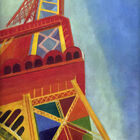 Quadro Tela Canvas Delaunay, Tour Eiffel (1926)