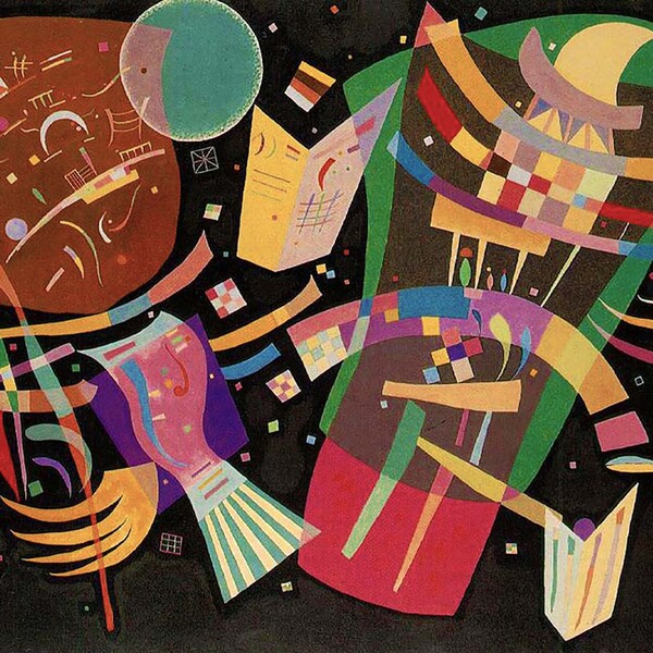Quadro Tela Canvas Kandinsky, Composition X (1936)