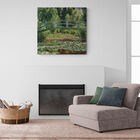 Quadro Tela Canvas Monet, The Japanese Footbridge And The Wat
