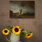 Quadro Tela Canvas Rembrandt, The Stone Bridge (1638)