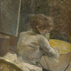 Quadro Tela Canvas Toulouse-lautrec, Waiting (1887)