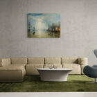 Quadro Tela Canvas Turner, Keelmen Heaving In Coals By Moonli