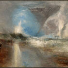 Quadro Tela Canvas Turner, Rockets And Blue Lights (1840)