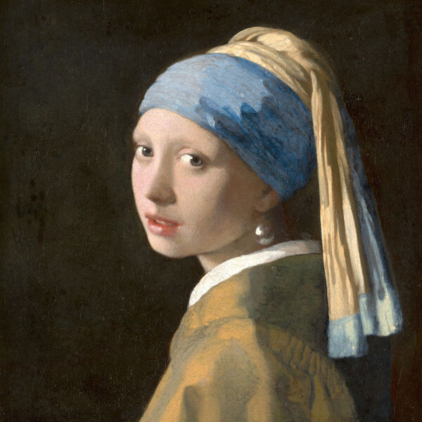 Quadro Tela Canvas Vermeer, Girl With A Pearl Earring (1665)