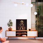 Quadro Tela Decorativa Com Moldura Beleza Natural - 70x70cm P