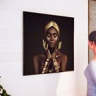 Quadro Tela Decorativa Com Moldura Beleza Natural - 70x70cm P