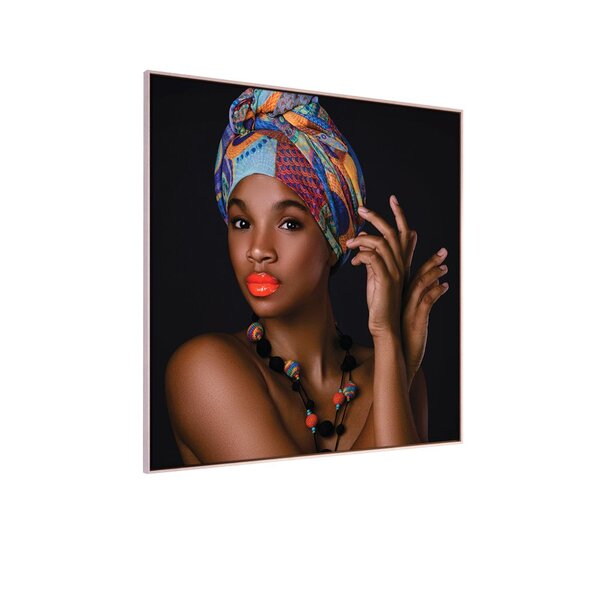 Quadro Tela Decorativa Com Moldura Pretty Woman - 70x70cm Car