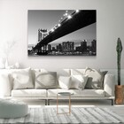 Quadro Tela Decorativa Ponte De Manhattan Sem Moldura 100x160