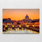 Quadro Tela Decorativo Moderno Paisagem Roma Sem Moldura E Se