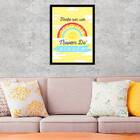 Quadro Tente Ser Um Arco-íris Na Nuvem De Alguém 24x18cm Mold