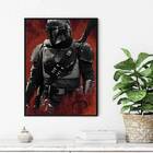 Quadro The Mandalorian Star Wars 33x24cm - Com Vidro Moldura: