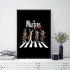 Quadro The Masters Of Rock 33x24cm Moldura:madeira Preta