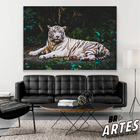 Quadro Tigre Branco -- Br Artes