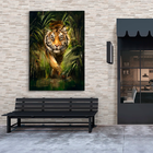 Quadro Tigre Na Grama