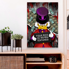 Quadro Tio Patinhas Fique Rico -- Br Artes