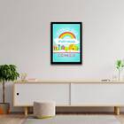 Quadro Todo Dia É Um Novo Começo 24x18cm Moldura:madeira Bran