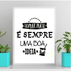 Quadro Tomar Mate É Sempre Uma Boa Ideia 45x34cm - Com Vidro
