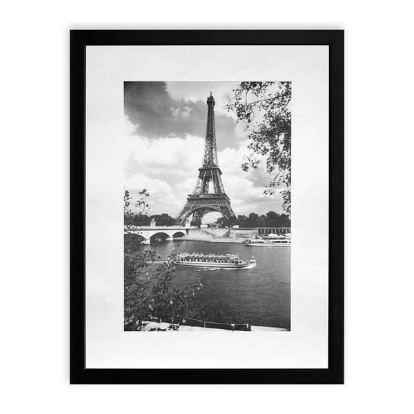 Quadro Torre Eiffel Kapos Preto 43x33cm Leroy Merlin