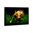 Quadro Touro Bolsa De Valores -- Br Artes