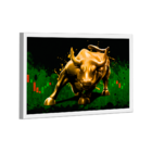 Quadro Touro Bolsa De Valores -- Br Artes