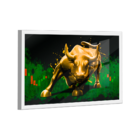 Quadro Touro Bolsa De Valores -- Br Artes