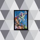 Quadro Toy Story 24x18cm - Com Vidro Moldura:madeira Preta