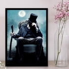 Quadro Tranca Rua Das Almas 24x18cm - Com Vidro Moldura:madei