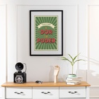 Quadro Transforme A Dor Em Poder - 60x48cm Moldura Preta