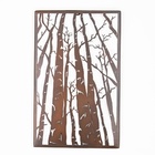 Quadro Troncos - Marrom