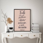 Quadro Tudo O Que Pedirem Em Oração Receberão 33x24cm - Com V