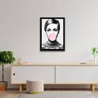 Quadro Twiggy Chicletes 24x18cm - Com Vidro Moldura:madeira B
