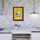 Quadro Um Brinde A Cerveja 24x18cm Moldura:madeira Branca