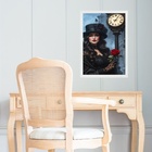 Quadro Umbanda Dama Da Noite 24x18cm - Com Vidro Moldura Bran