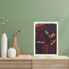 Quadro Umbanda Pombagira Cigana 33x24cm - Com Vidro Moldura:m