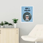 Quadro Umbanda Salve A Marujada 45x34cm - Com Vidro Moldura:m