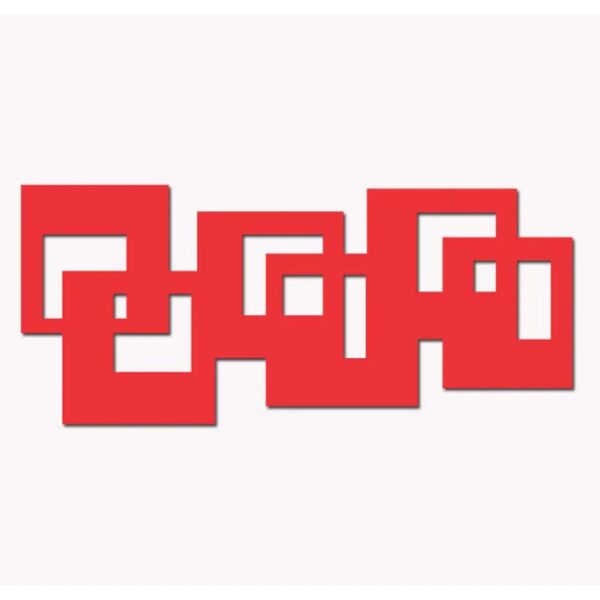 Quadro Vermelhos 100 X 45 Abstratos Para Paredes