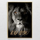 Quadro Vertical Decorativo Eu Sou Com Moldura 60x90 Sem Vidro