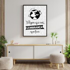 Quadro Viagem Que Vai, Lembrança Que Fica 33x24cm - Com Vidro