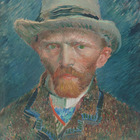 Quadro Vincent Van Gogh Autorretrato Com Chapéu 1887 - Na Arm